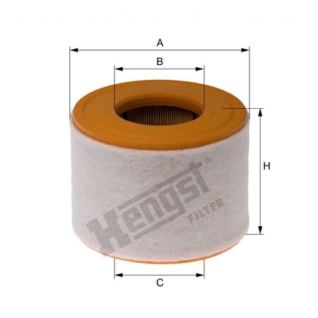 Hengst Air Filter, E1055L E1055L